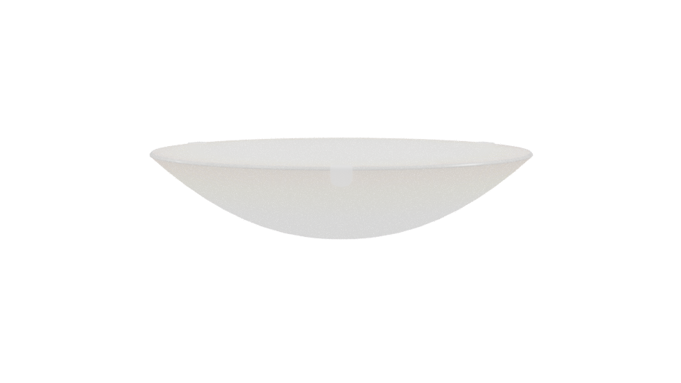 Elegant Shallow Ceramic Bowl 3D - Professional 3D Model Render 9