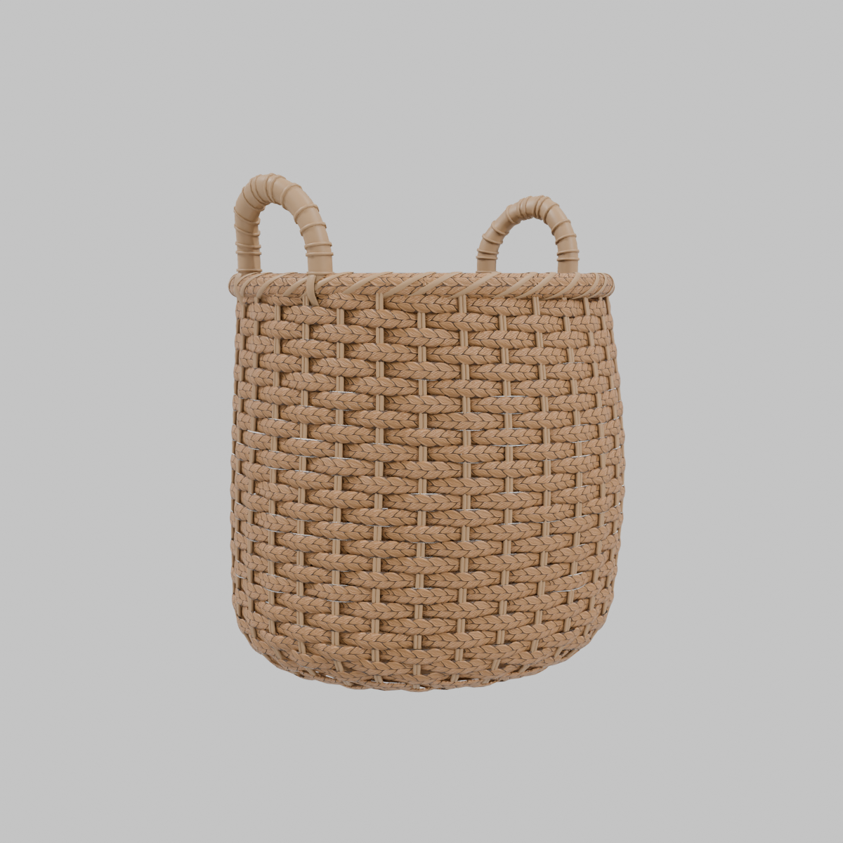 Canasto decorativo 30x30 cm natural