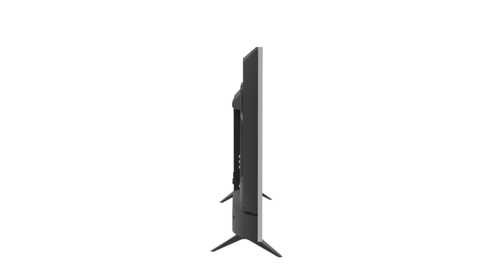 Sleek Modern LED TV Model - Professional 3D Model Render 8