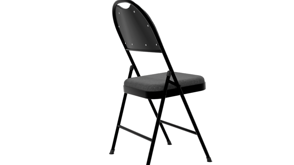 Stylish Modern Folding Chair Model - Professional 3D Model Render 7