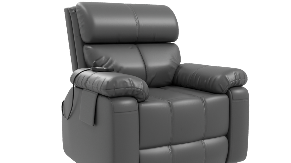 Stylish Modern Recliner Chair 3D - Professional 3D Model Render 10