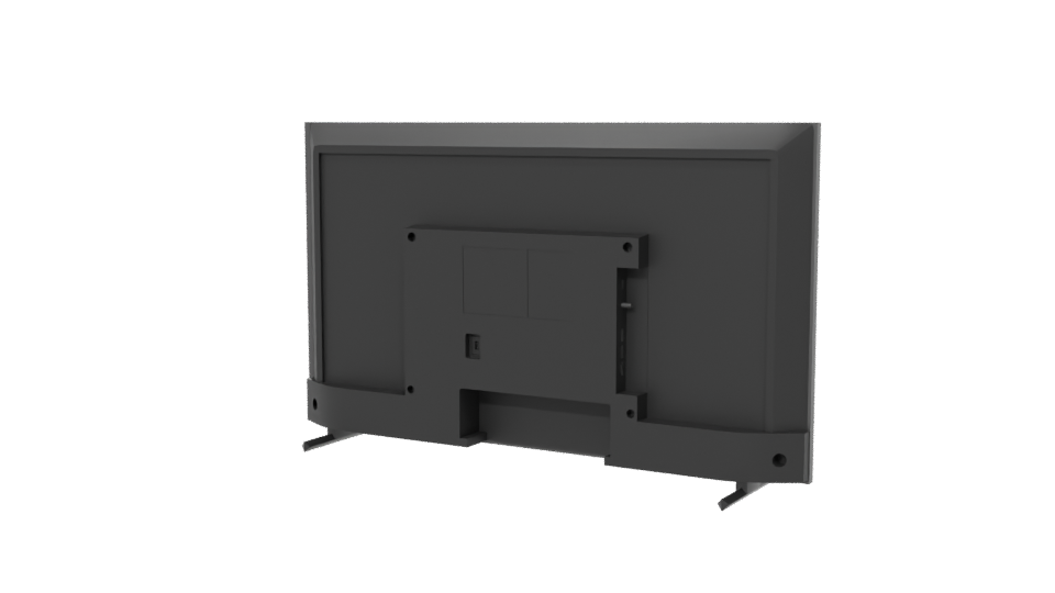 Sleek Modern Flat Screen TV 3D - Professional 3D Model Render 6