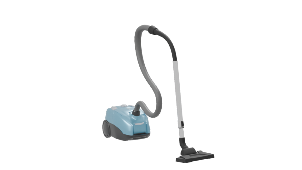 Compact Portable Vacuum Cleaner 3D Model - Professional 3D Model Render 7