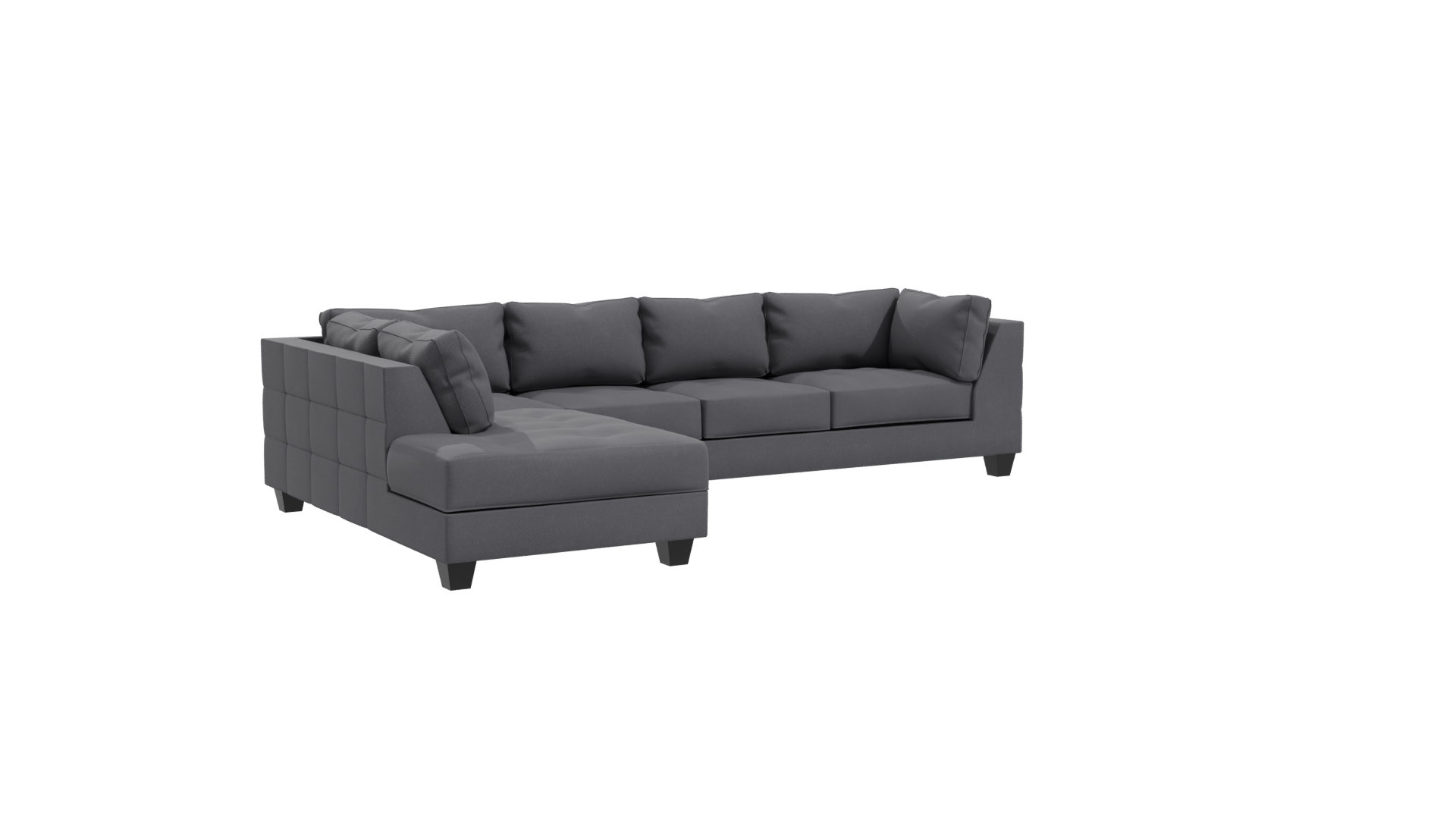 Stylish Modern Sectional Sofa 3D Model - Professional 3D Model Render 10