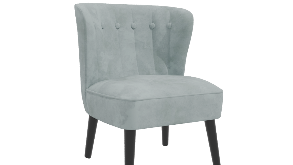 Elegant Modern Accent Chair 3D - Professional 3D Model Render 10
