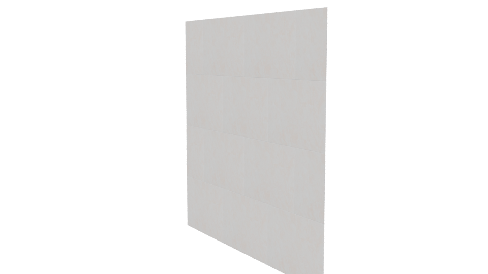 Stylish White Tile Wall Model - Professional 3D Model Render 13