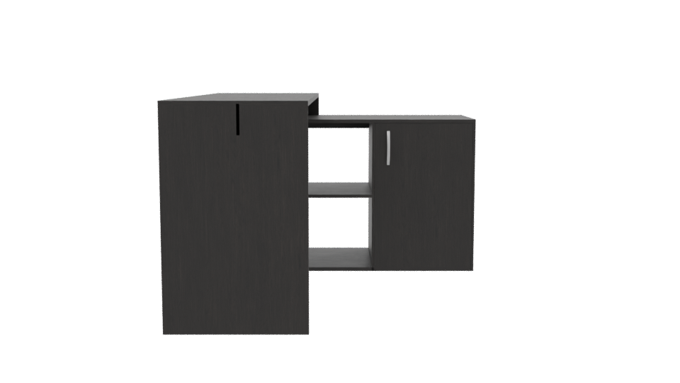 Minimalist Office Desk 3D Model - Professional 3D Model Render 8