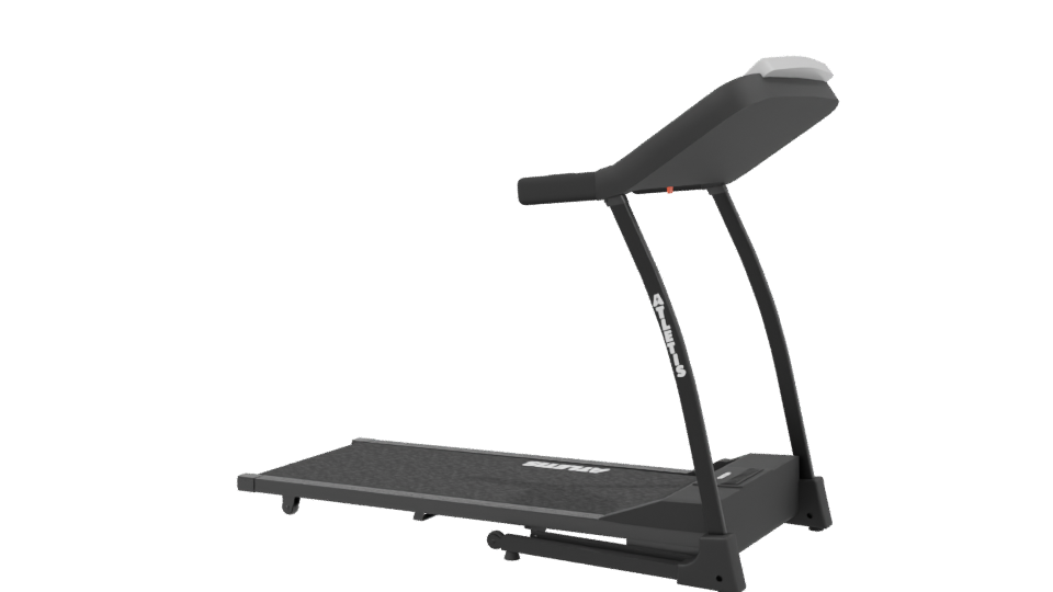Compact Folding Treadmill Model - Professional 3D Model Render 3