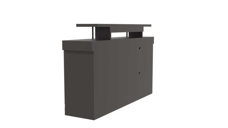 Minimalist Storage Cabinet 3D Model - Professional 3D Model Render 3