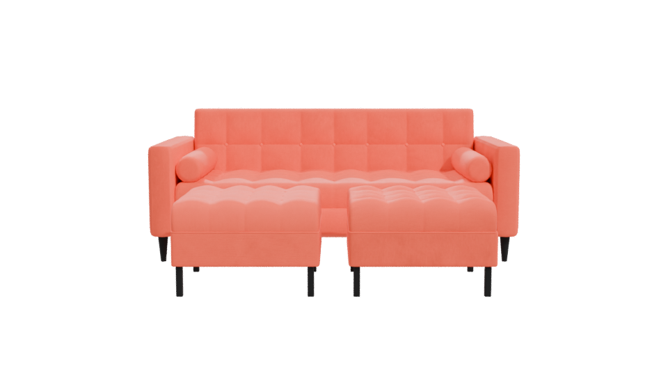 Stylish Modern Sofa Set 3D - Professional 3D Model Render 11