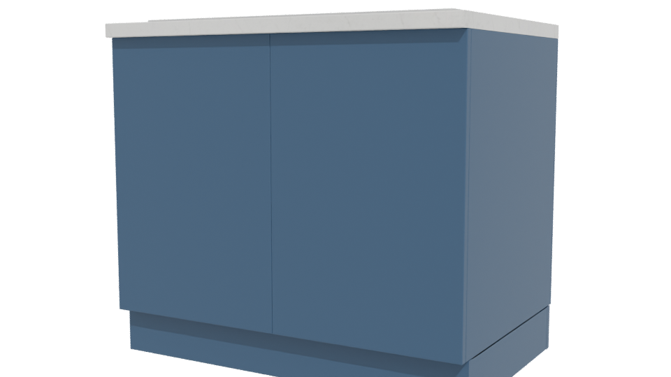 Stylish Modern Kitchen Island 3D - Professional 3D Model Render 12