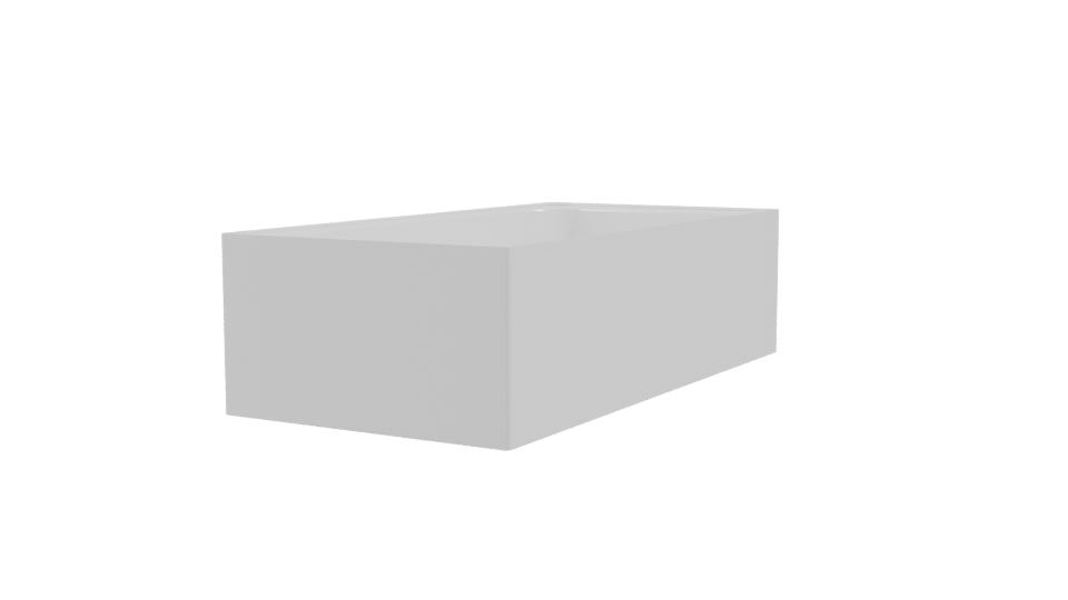 Stylish Modern Bathtub 3D Model - Professional 3D Model Render 9