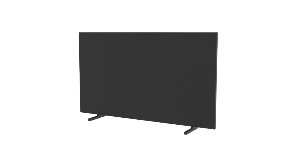 Sleek Minimalist Television Model - Professional 3D Model Render 12