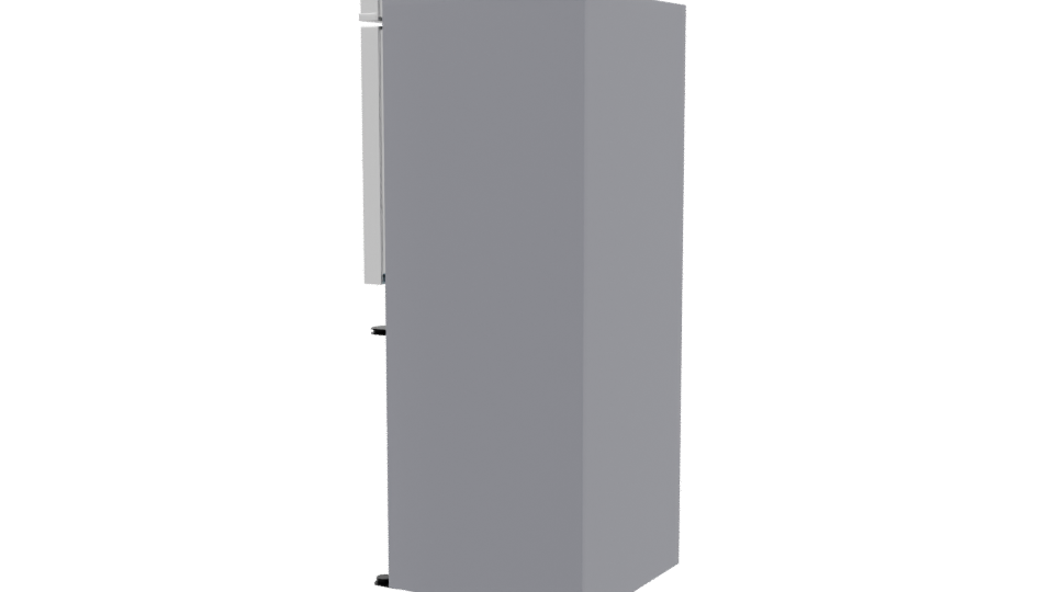 Sleek Refrigerator 3D Model - Professional 3D Model Render 3