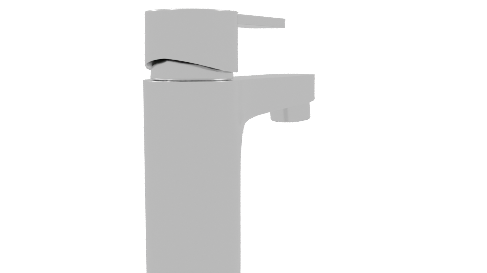 Modern Bathroom Faucet 3D Model - Professional 3D Model Render 9