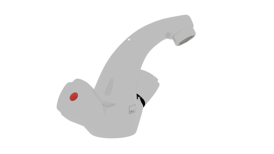 Monoblock Bathroom Faucet 3D - Professional 3D Model Render 9