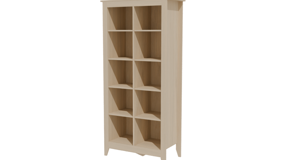 LIBRERO ESSEN R Wooden Cabinet Model - Professional 3D Model Render 12