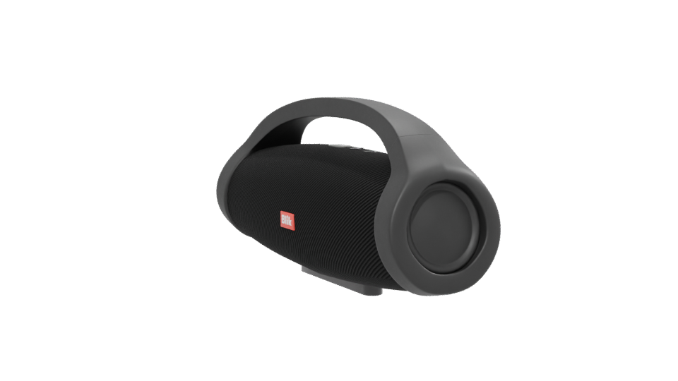 Bluetooth Speaker Booster2 Black 3D - Professional 3D Model Render 13