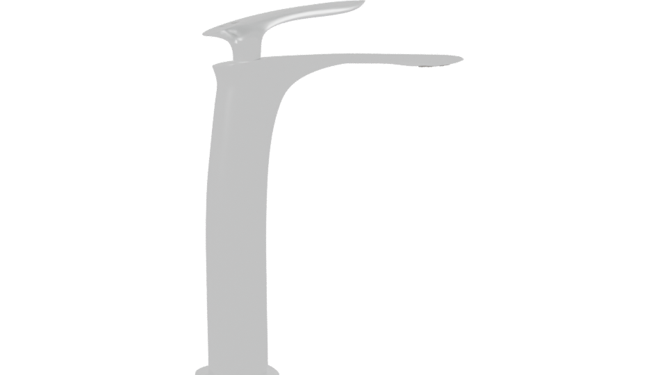 Modern Minimalist Bathroom Sink - Professional 3D Model Render 7