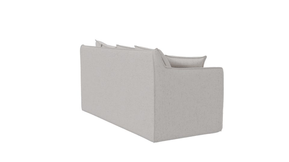 Stylish White Sofa 3D Model - Professional 3D Model Render 7