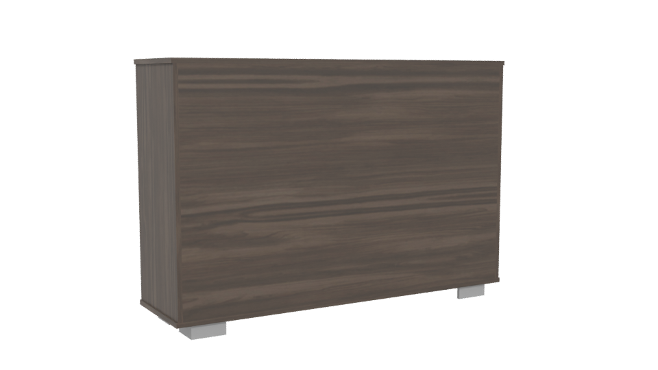 Contemporary Wooden Sideboard 3D Model - Professional 3D Model Render 4