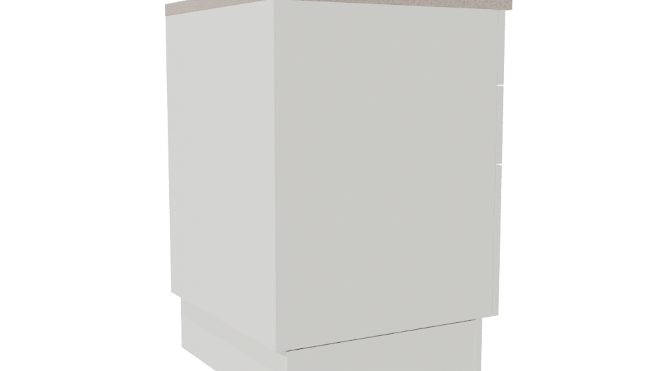 Stylish Modern Storage Cabinet 3D - Professional 3D Model Render 7