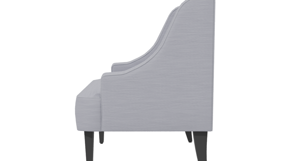 Elegant Modern Armchair Model - Professional 3D Model Render 2