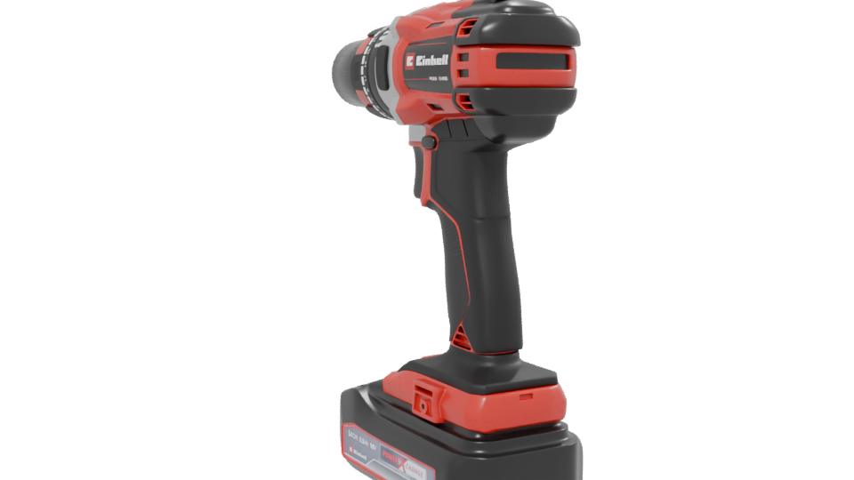 Cordless Power Tool 3D Model - Professional 3D Model Render 13