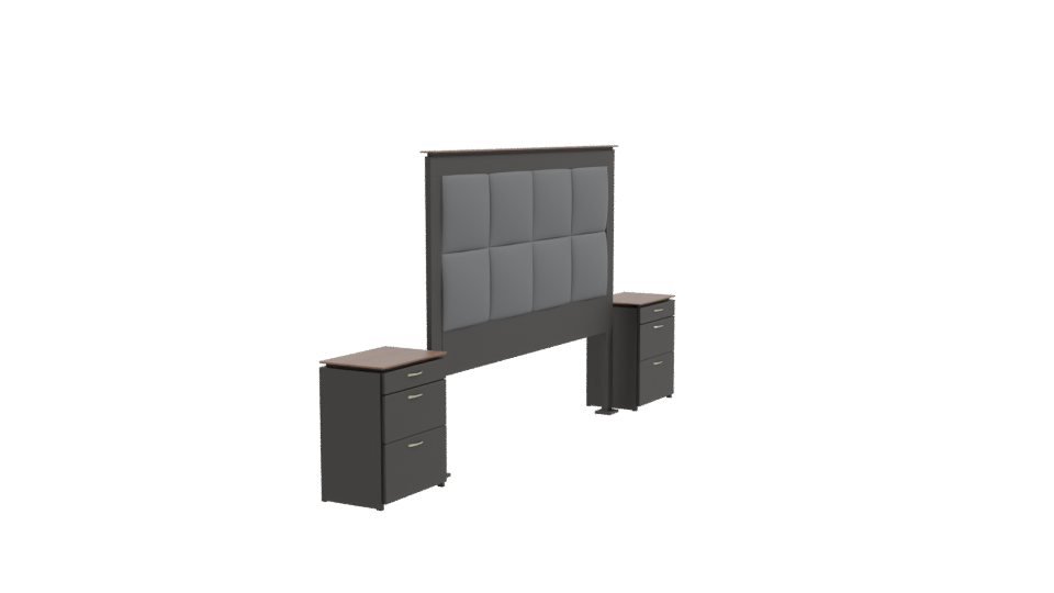 Elegant Bedroom Furniture Set 3D - Professional 3D Model Render 9