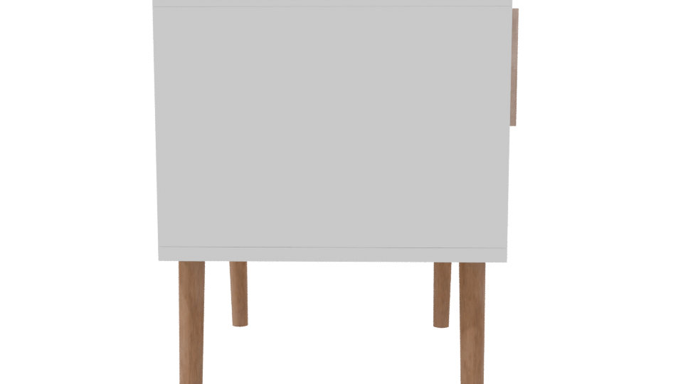 Minimalist Nightstand 3D Model - Professional 3D Model Render 8