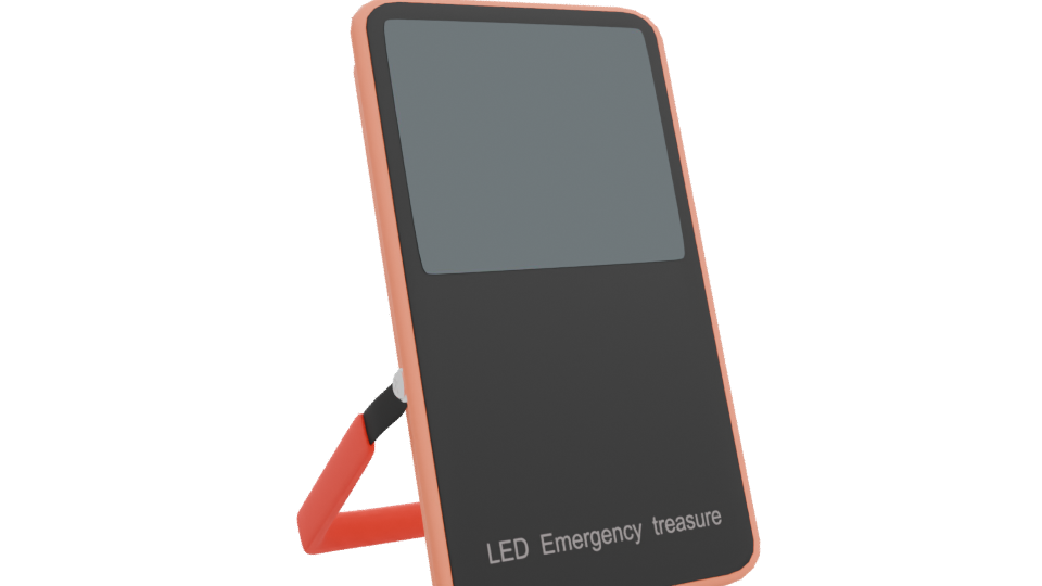 Stylish LED Emergency Light 3D - Professional 3D Model Render 10