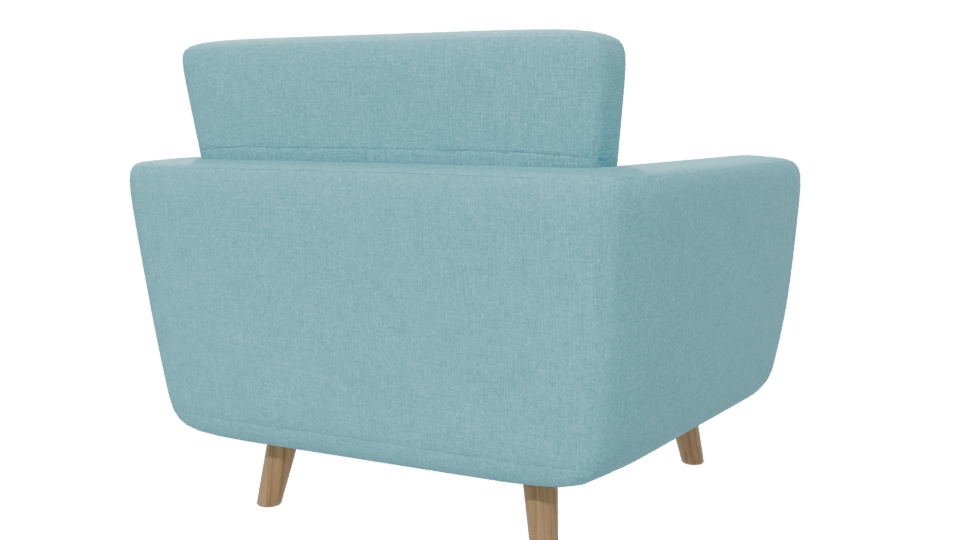 Stylish Modern Armchair 3D - Professional 3D Model Render 6