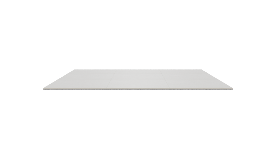 Minimalist White Floor Panel 3D - Professional 3D Model Render 11