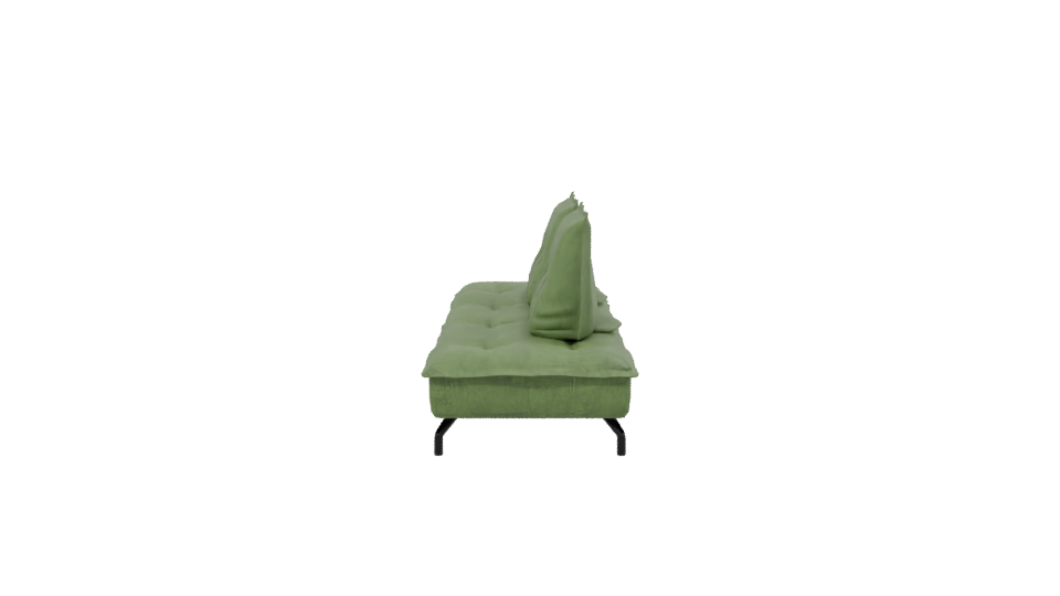 Stylish Green Sofa Model 3D - Professional 3D Model Render 2