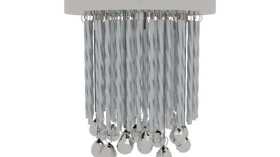 Stylish Modern Chandelier 3D - Professional 3D Model Render 11