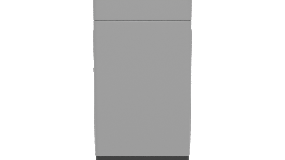 Stylish Top-Load Washing Machine 3D - Professional 3D Model Render 5