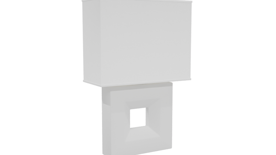Contemporary Table Lamp 3D Model - Professional 3D Model Render 4