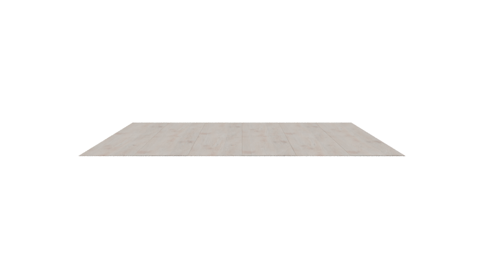 Elegant Minimalist Wooden Table 3D Model - Professional 3D Model Render 2