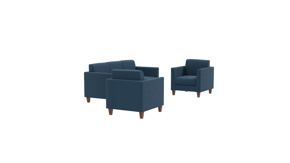 Stylish Modern Sofa Set 3D Model - Professional 3D Model Render 9