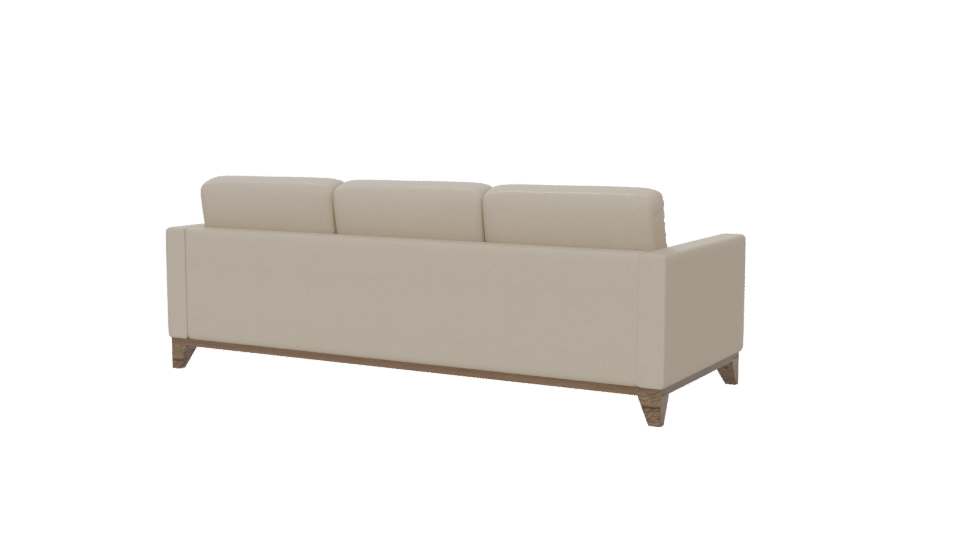 Cozy Modern Sectional Sofa 3D Model - Professional 3D Model Render 6