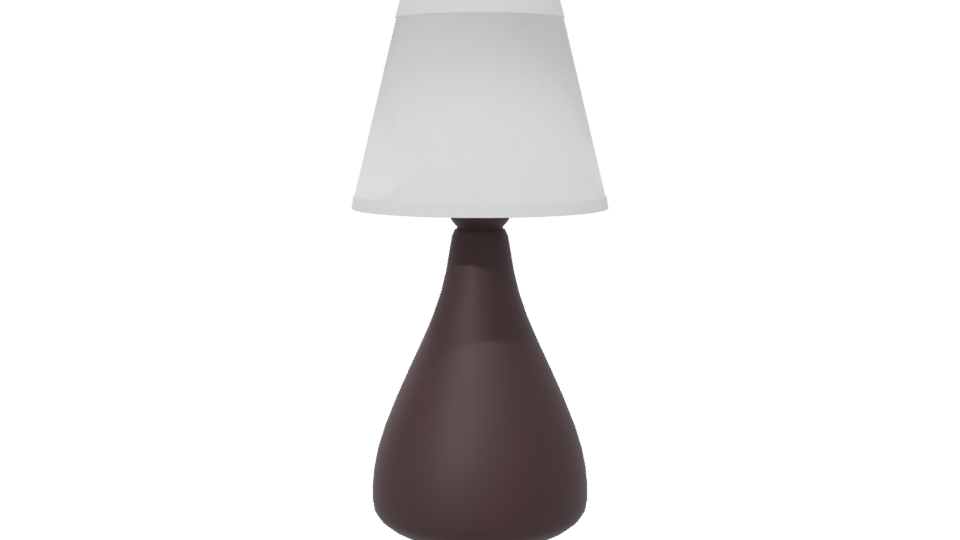 Stylish Modern Table Lamp 3D - Professional 3D Model Render 6