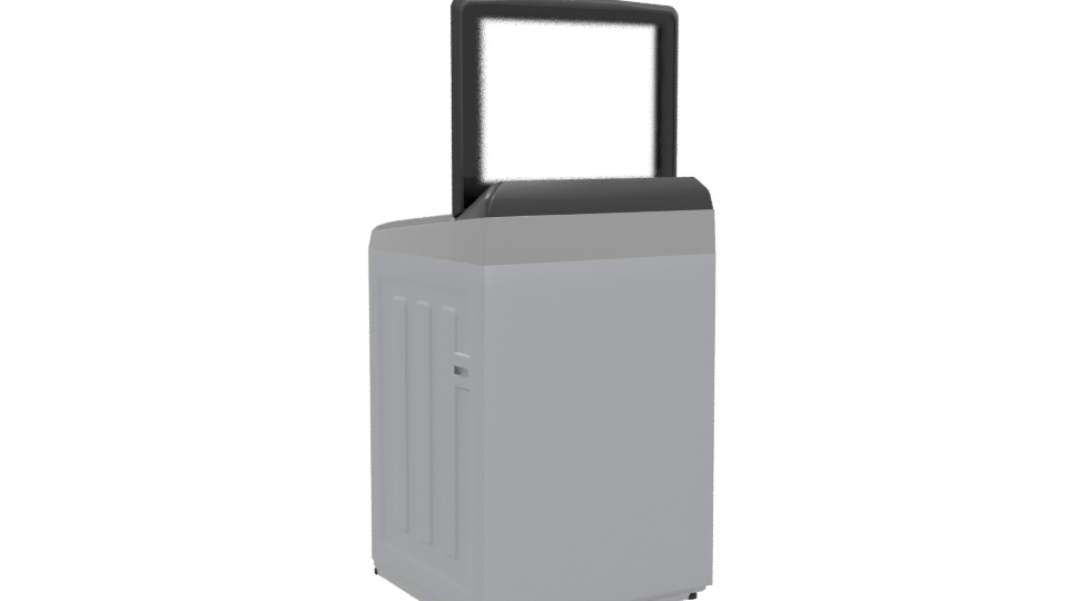 Top Loading Washing Machine 3D - Professional 3D Model Render 4