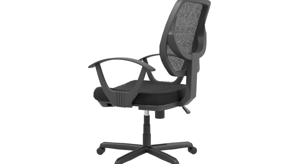 Contemporary Ergonomic Office Chair 3D Model - Professional 3D Model Render 3