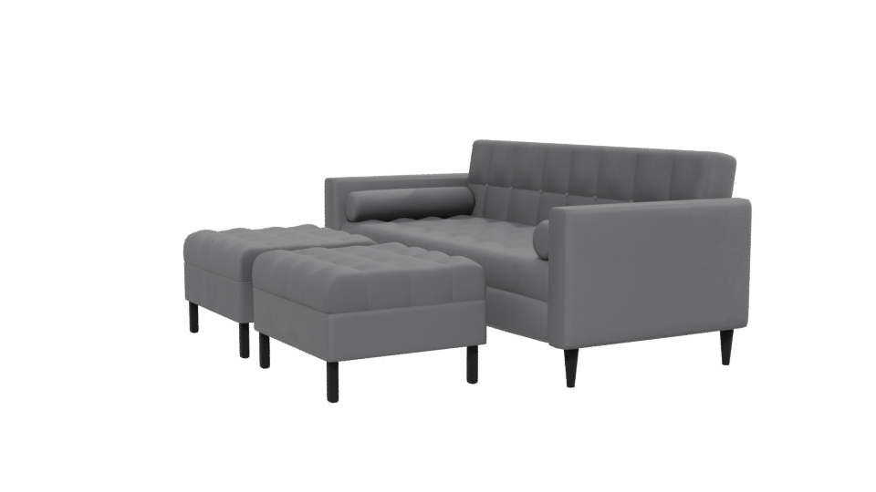 Stylish Modular Sofa Set 3D - Professional 3D Model Render 13