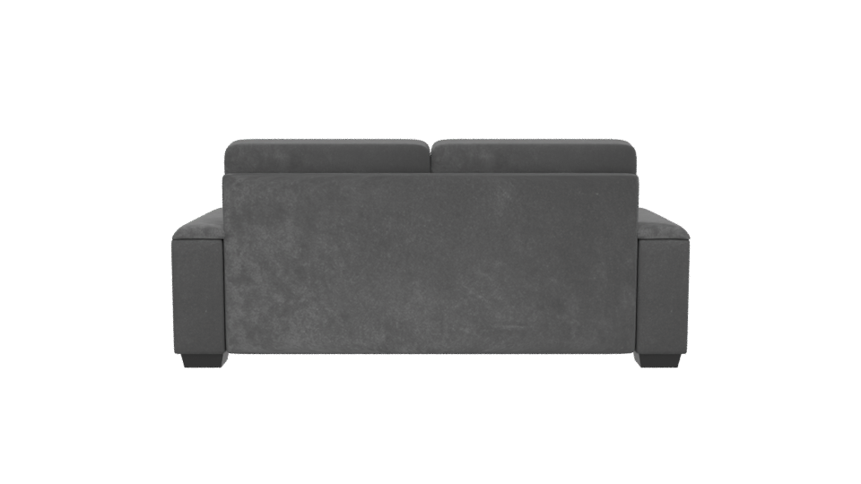 Contemporary Gray Fabric Sofa 3D - Professional 3D Model Render 5