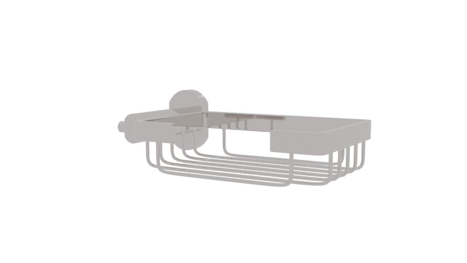 Wall-Mounted Shower Basket 3D - Professional 3D Model Render 12