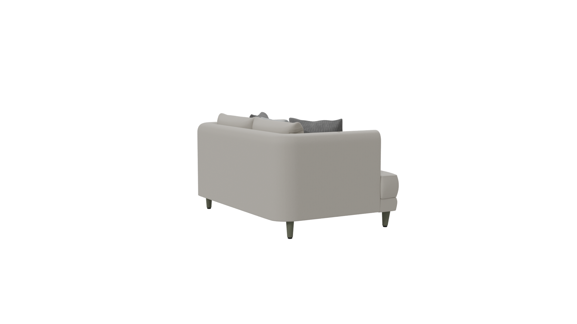 Contemporary Sofa with Cushions - Professional 3D Model Render 7