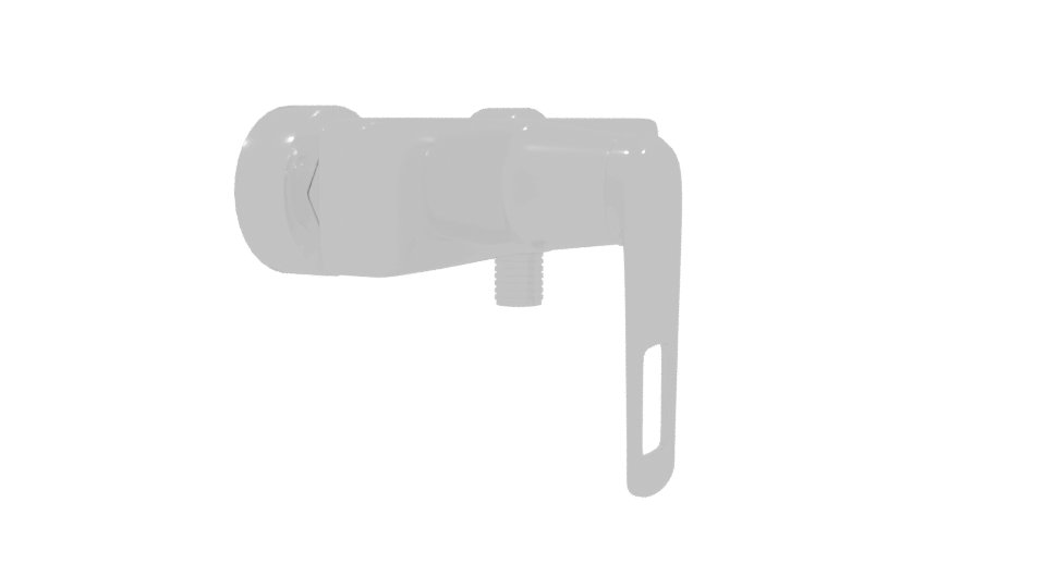 Sleek Modern Faucet 3D Model - Professional 3D Model Render 9