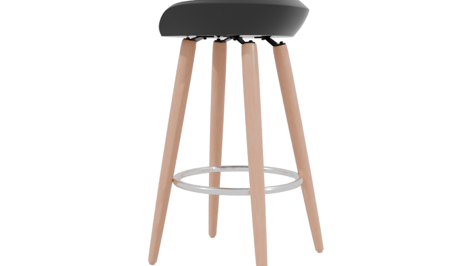 Bar Stool 3D Model - Professional 3D Model Render 3