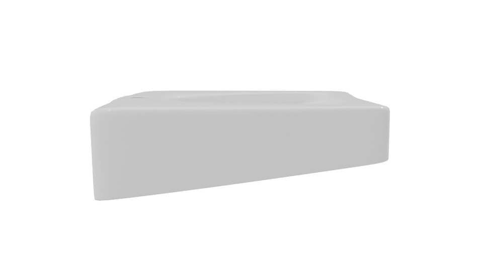 Sleek Modern Wash Basin 3D Model - Professional 3D Model Render 8